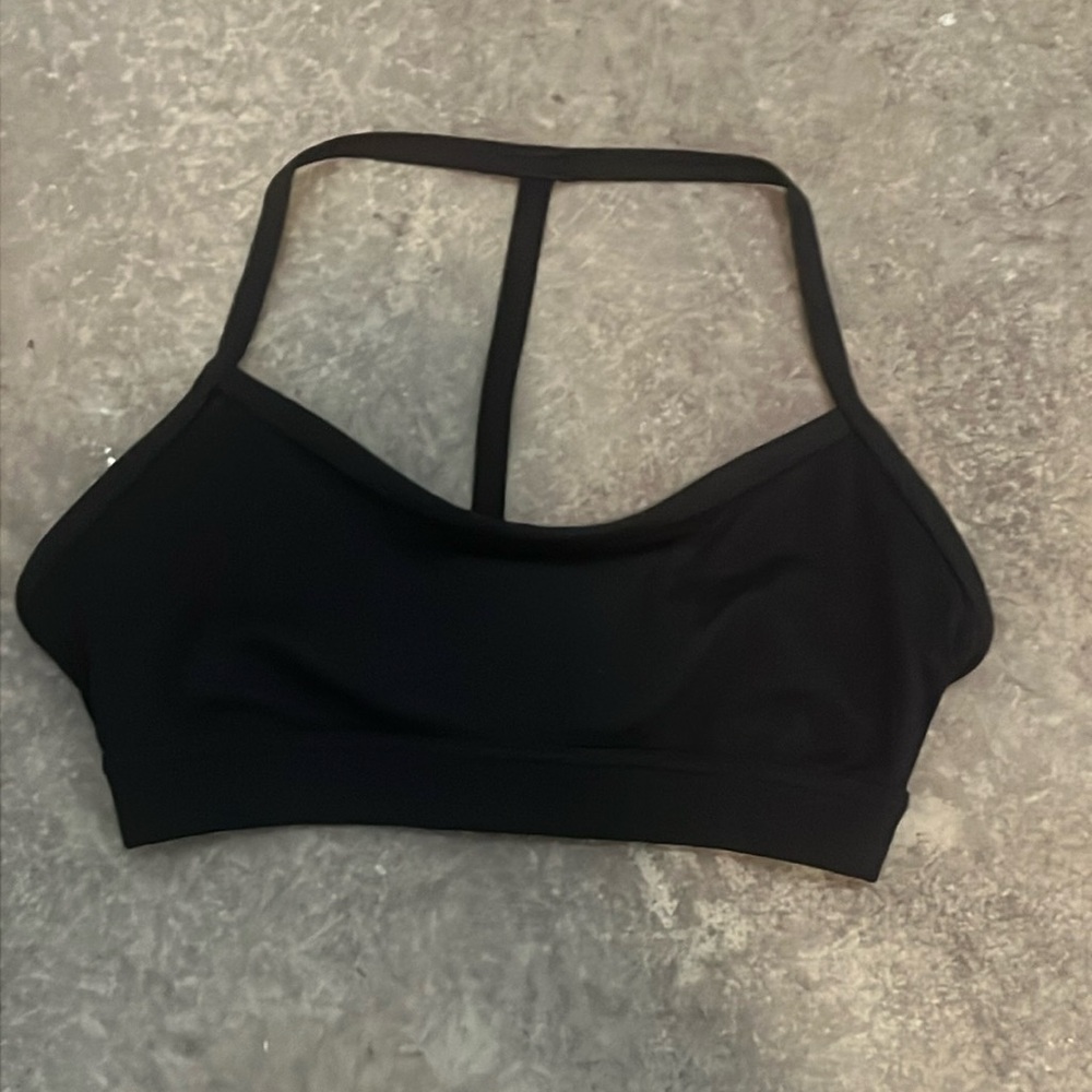 Lululemon black sports bra.